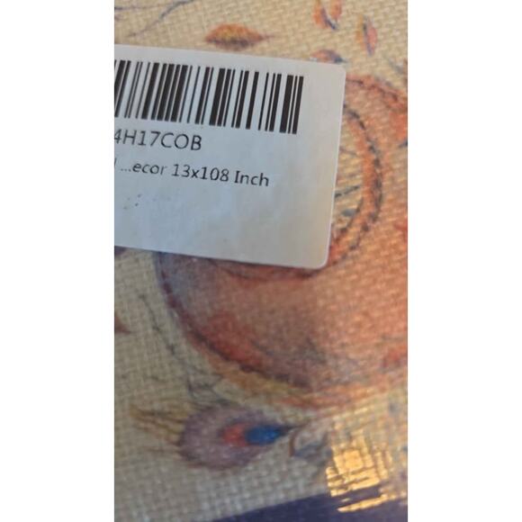 Ramadan Kareem Watercolor Moon Flower Table Runner Burlap Table Decoration , NEW - Picture 6 of 7